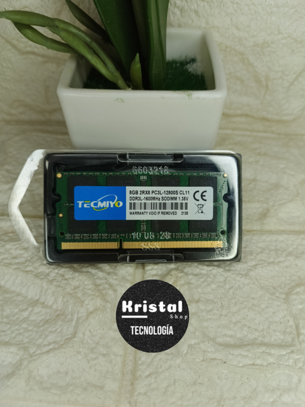 Tarjeta de memoria RAM TECMIYO 8GB DDR3